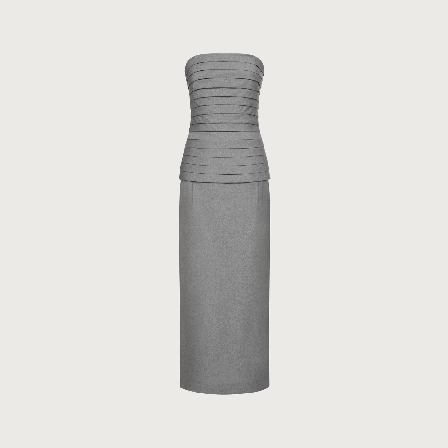 Folded grey Dress