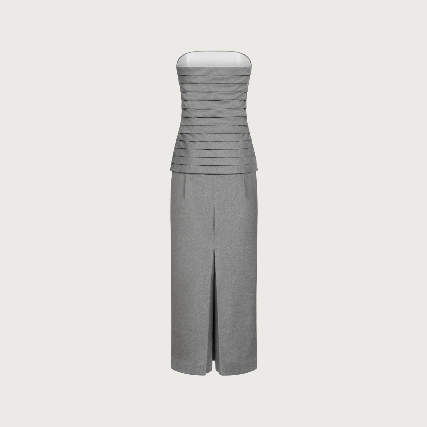 Folded grey Dress